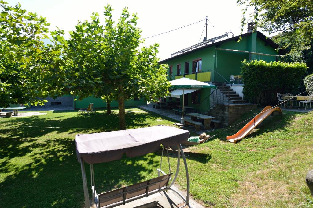 Zahrada ubytování Bamboohouse Motel Riazzino
