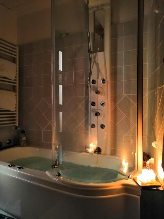 Koupelna v ubytování Hotel Pisacane