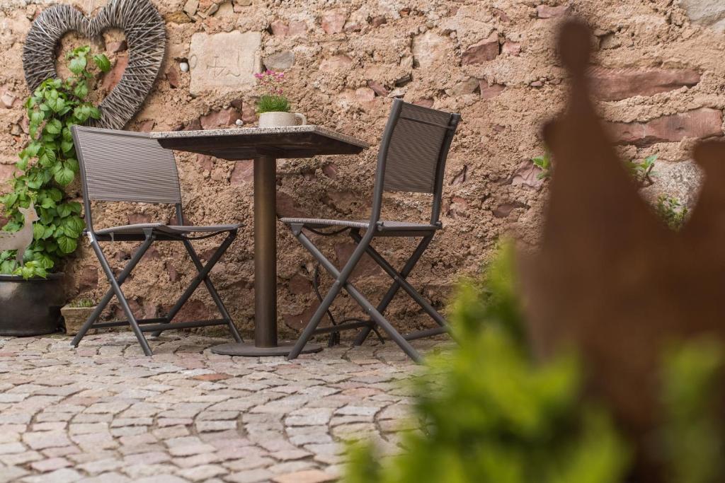 Patio nebo venkovní prostory v ubytování Schlafplätzle