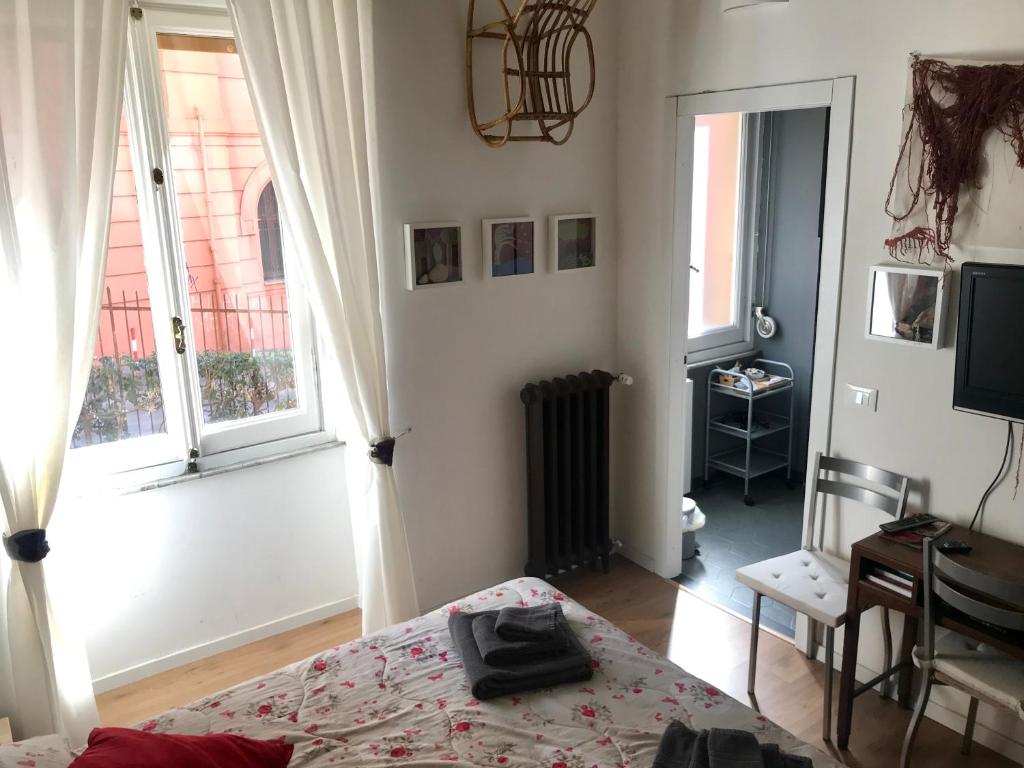 TV a/nebo společenská místnost v ubytování B&B U Sente
