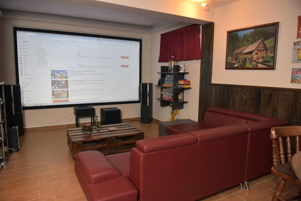 TV a/nebo společenská místnost v ubytování Giannis Playroom