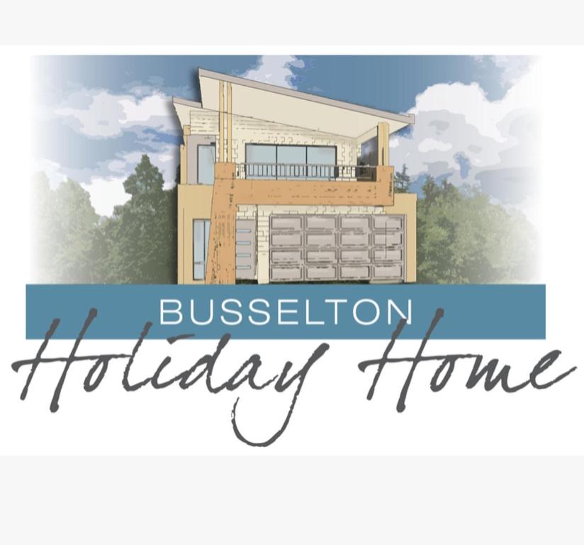 una representación de una casa con las palabras revisión de la casa en Busselton Holiday Home en Busselton