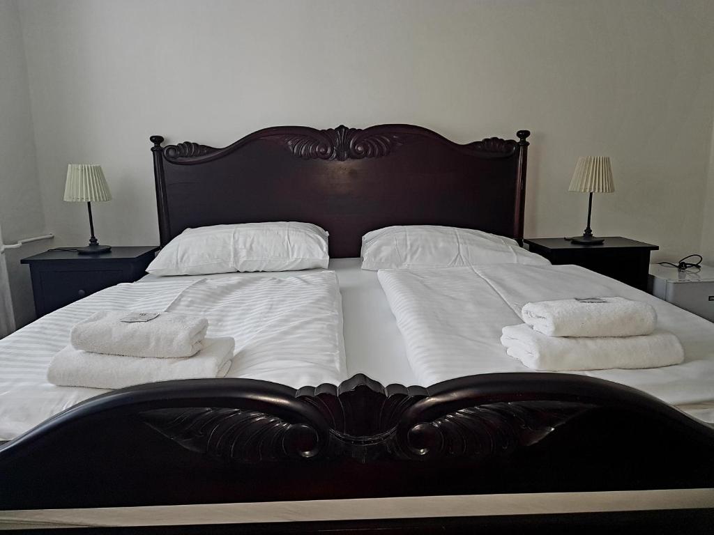 Postel nebo postele na pokoji v ubytování Hotel Union
