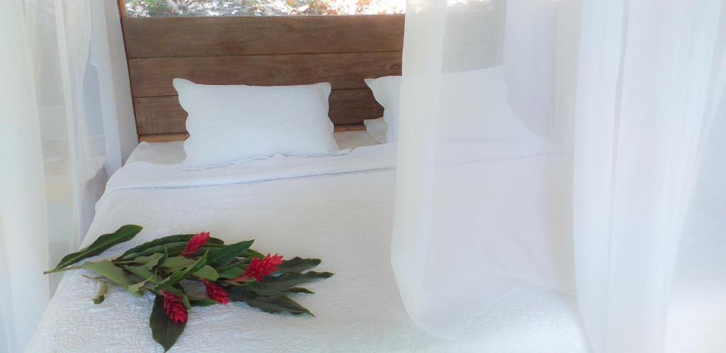 Ένα ή περισσότερα κρεβάτια σε δωμάτιο στο Minca Glamping