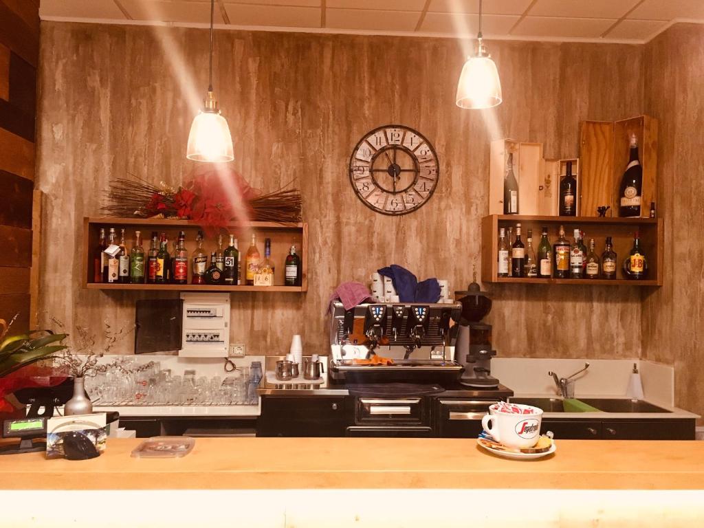 Nápoje v ubytování Albergo Ristorante Monte Selva