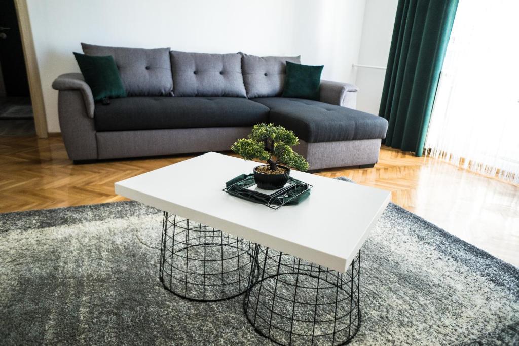 Χώρος καθιστικού στο Tania Apartament