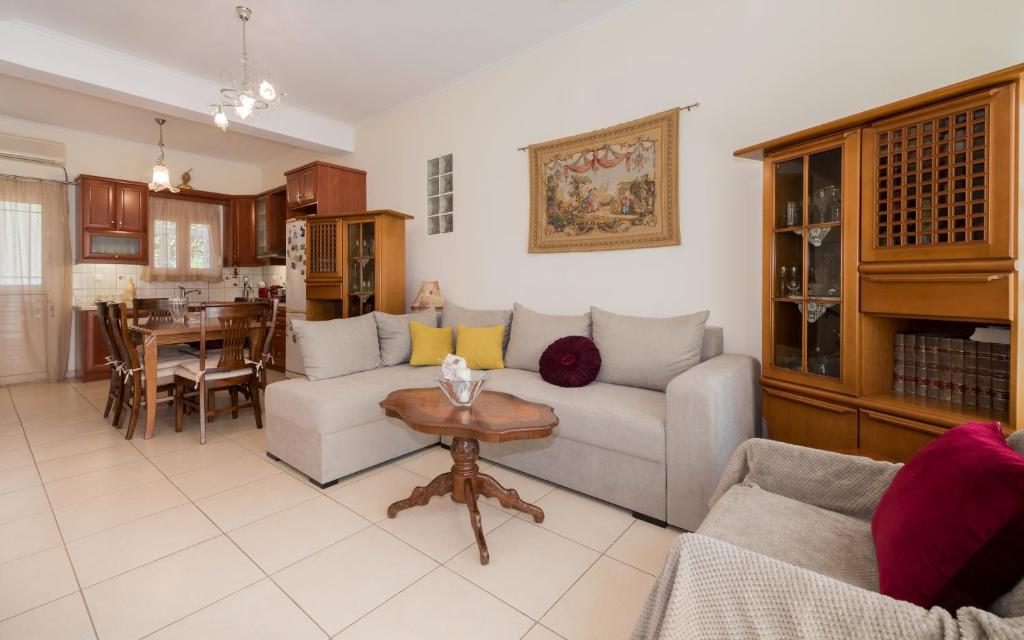 Posezení v ubytování Reseda House