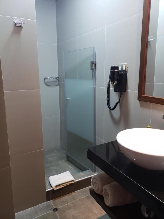 Koupelna v ubytování Hotel Sueños del Inka
