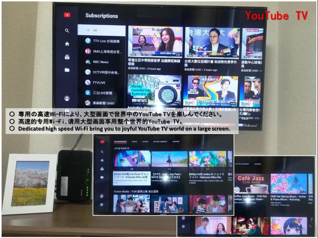 TV a/nebo společenská místnost v ubytování NEBULA K