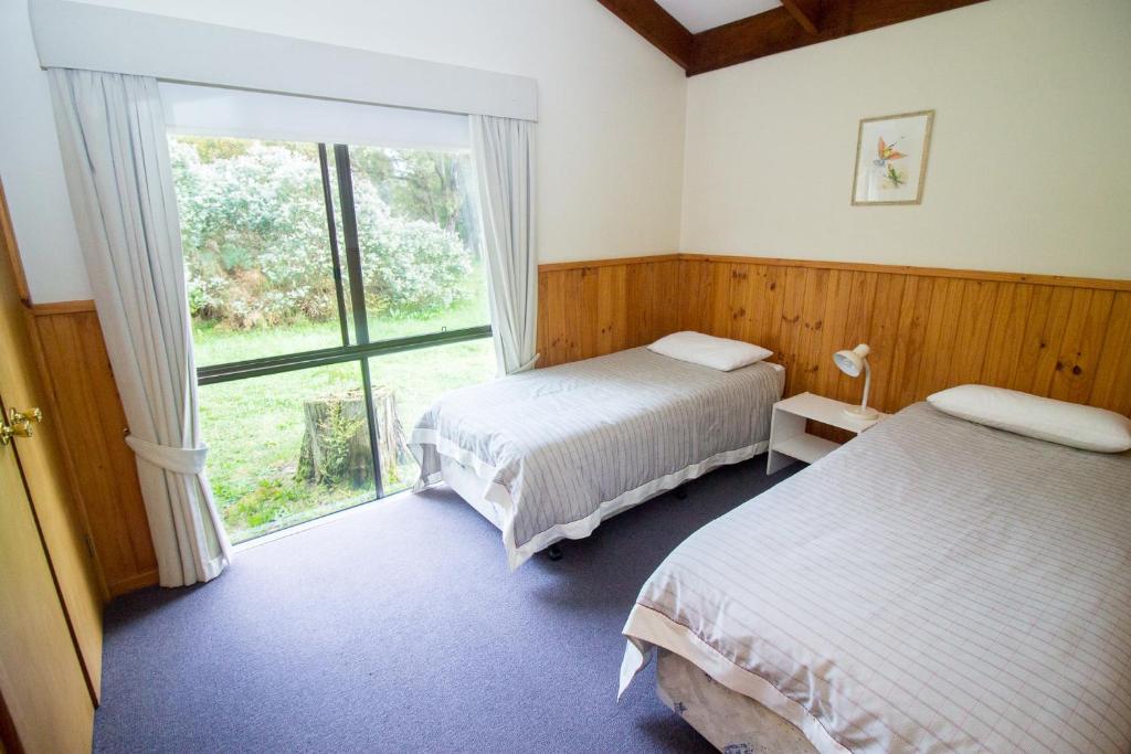 Postel nebo postele na pokoji v ubytování Che Sara Sara Chalets