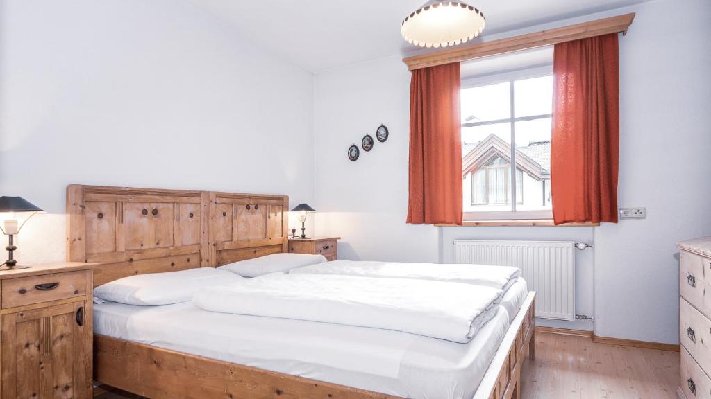Postel nebo postele na pokoji v ubytování Almhaus Pfister OHG