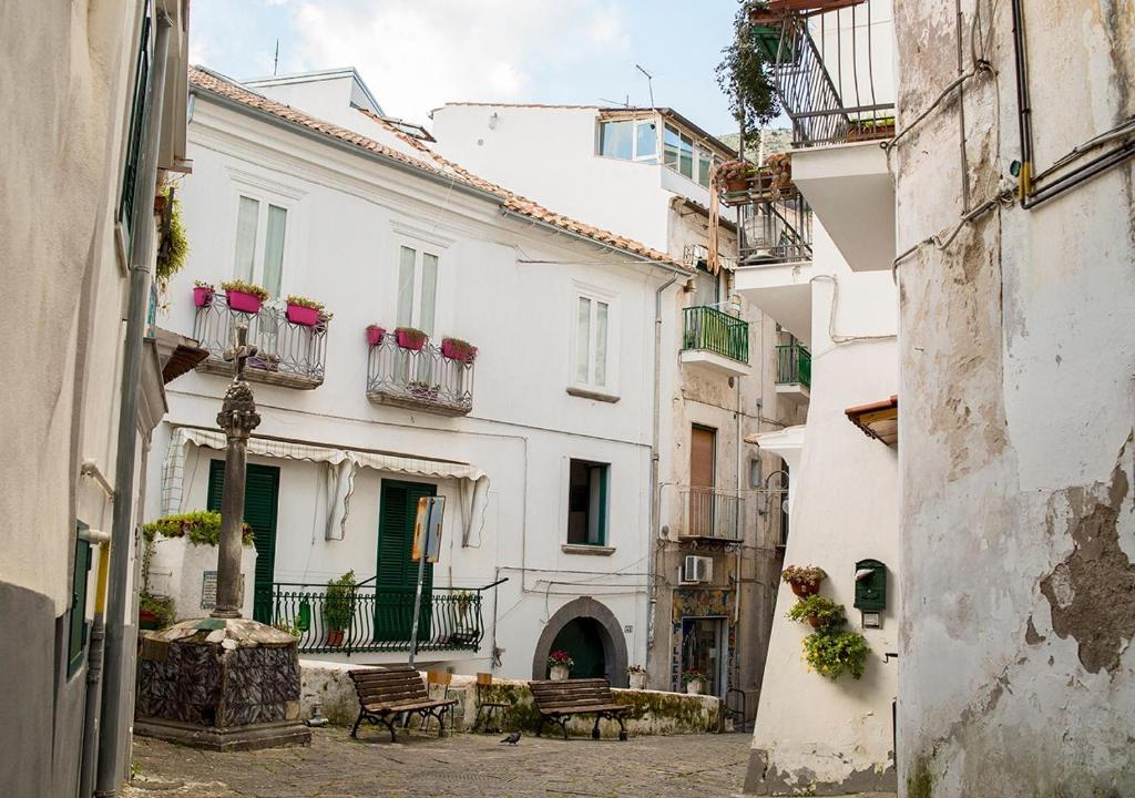 Budynek, w którym mieści się apartament