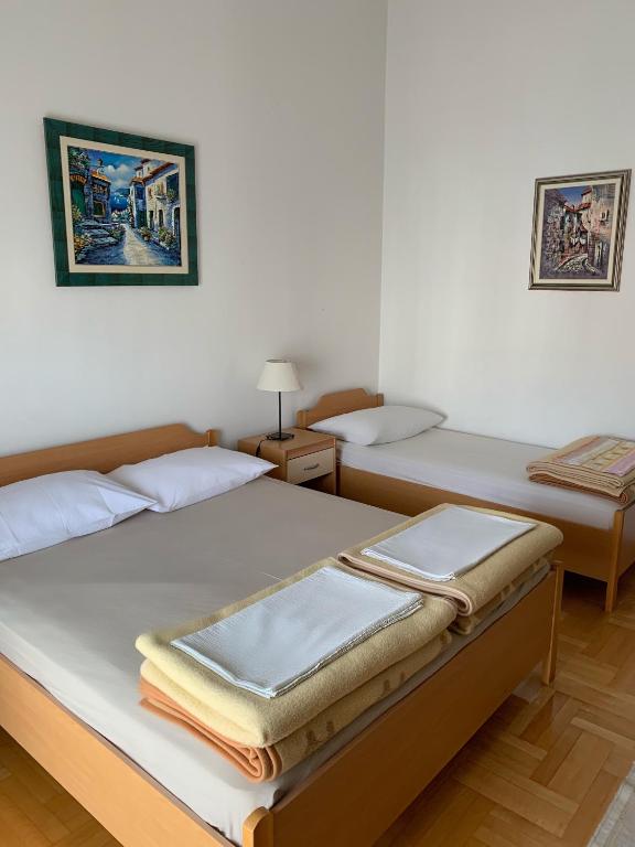 Postel nebo postele na pokoji v ubytování Pansion Villa Bubalo