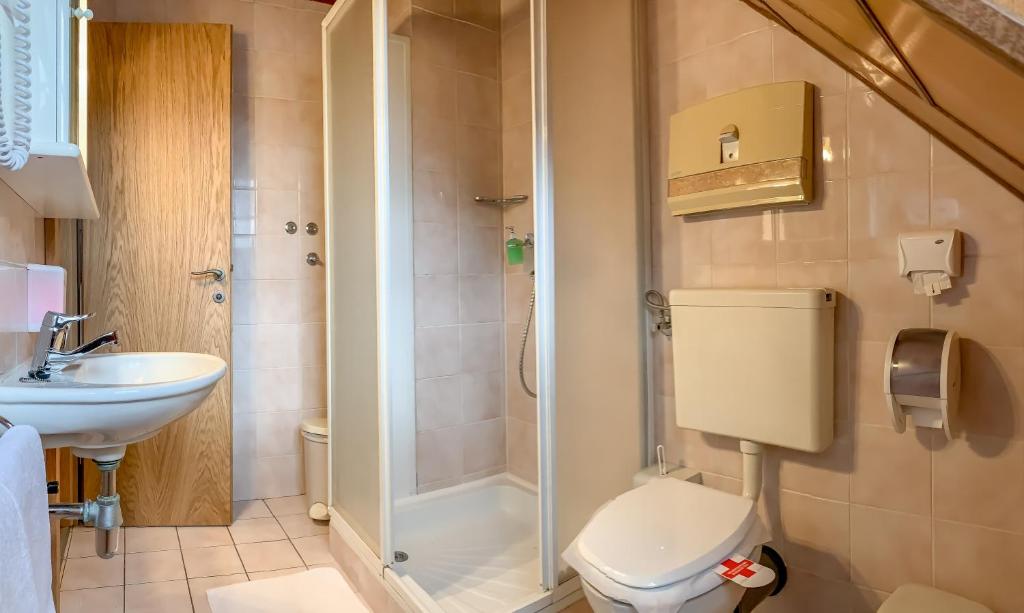 Koupelna v ubytování Guest House Pri Cesarju
