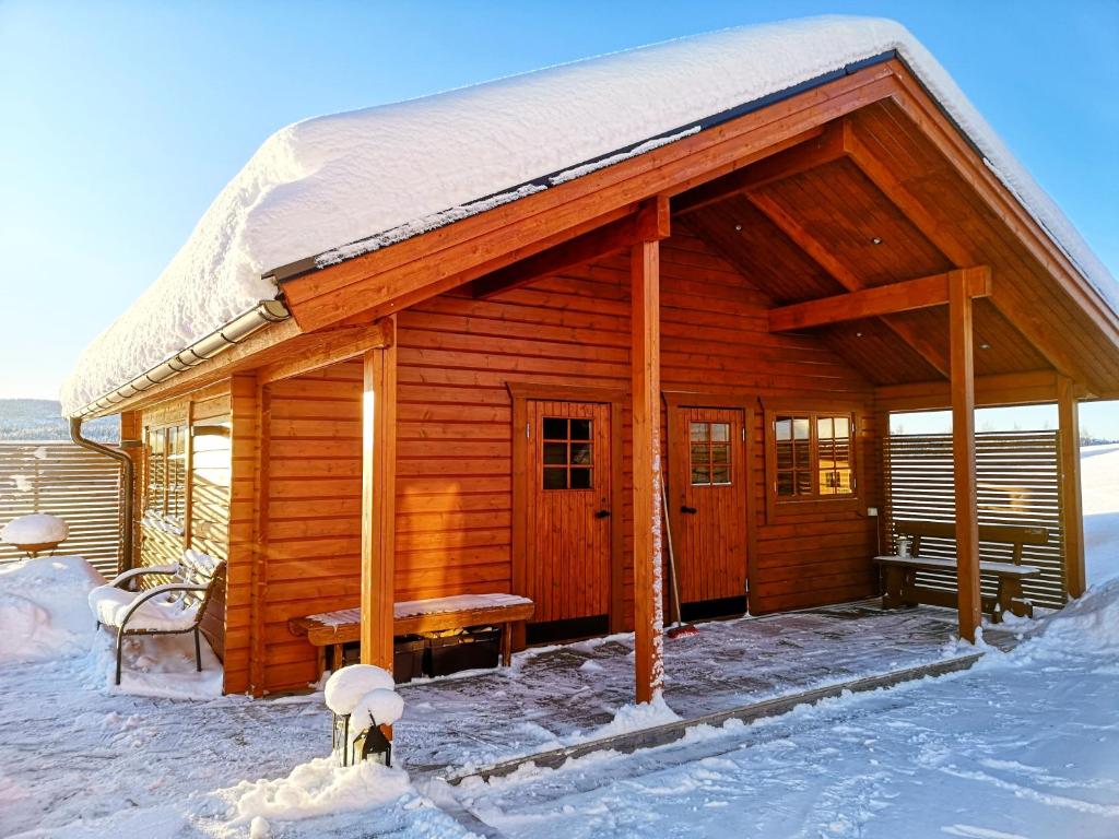 Skatauddens Lantgård v zimě