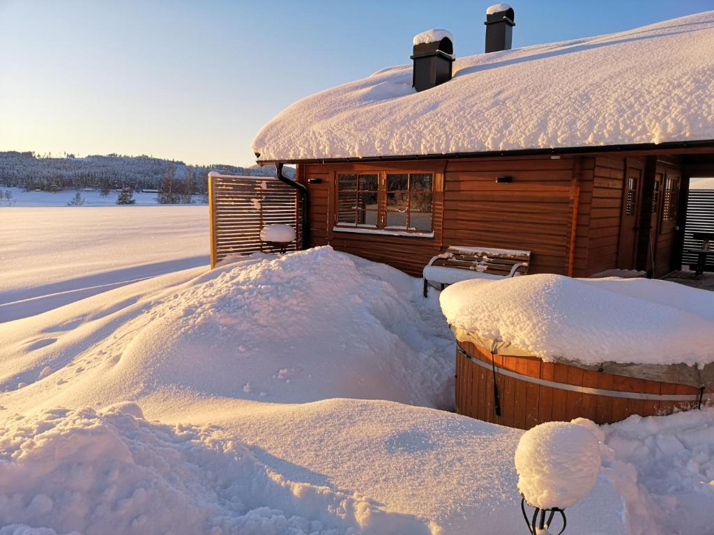 Skatauddens Lantgård v zimě