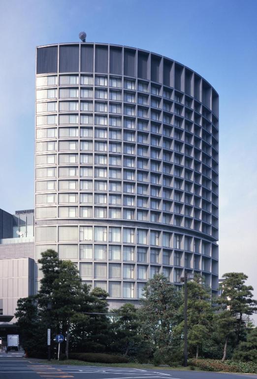 a tall building with a lot of windows at Hotel Grand Arc Hanzomon in Tokyo