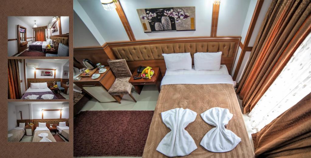 Postel nebo postele na pokoji v ubytování istanbul duhok hotel