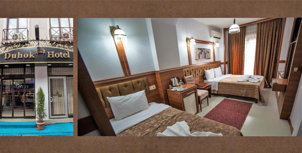 Postel nebo postele na pokoji v ubytování istanbul duhok hotel