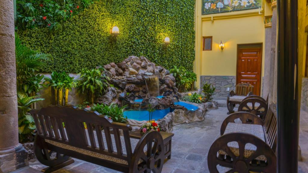 Zahrada ubytování Hotel La Basílica Quito