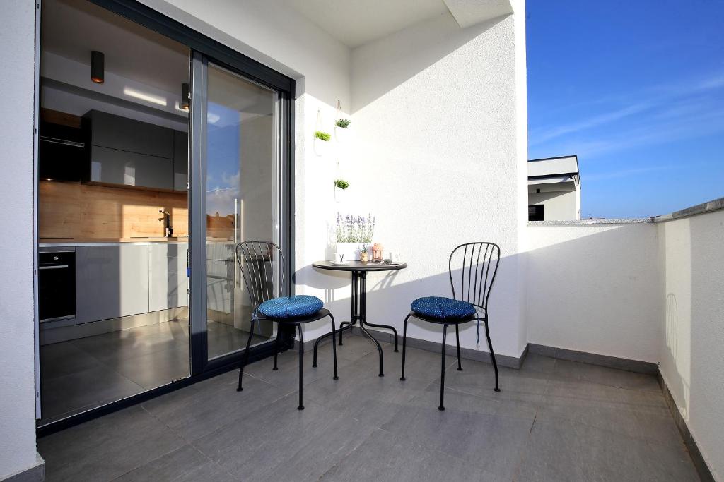 Kuchyň nebo kuchyňský kout v ubytování Esso Private Roof Terrace