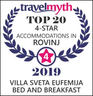Certyfikat, podpis lub inny dokument wystawiony w obiekcie Villa Sveta Eufemija - Bed and breakfast