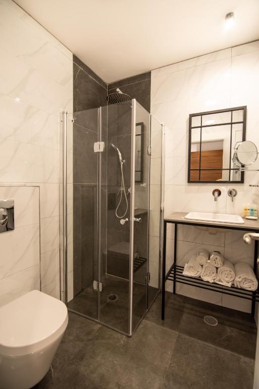 Koupelna v ubytování 27Montefiore - Urban ApartHotel TLV