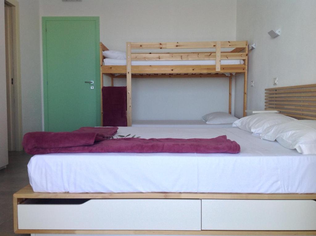 Postel nebo postele na pokoji v ubytování Punto di vista