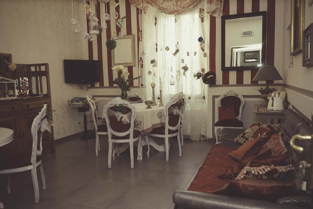 TV a/nebo společenská místnost v ubytování Residenza Mordini