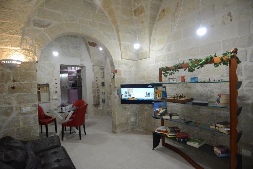 TV a/nebo společenská místnost v ubytování B&B DOMUS GAIA