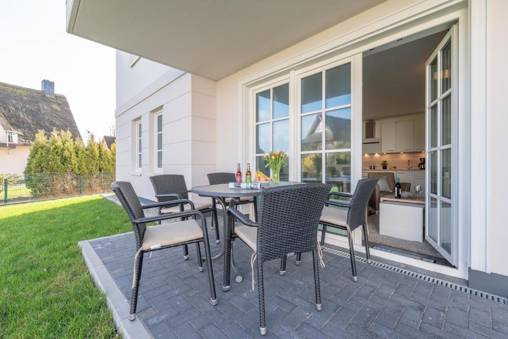 Patio nebo venkovní prostory v ubytování Haus Seegras