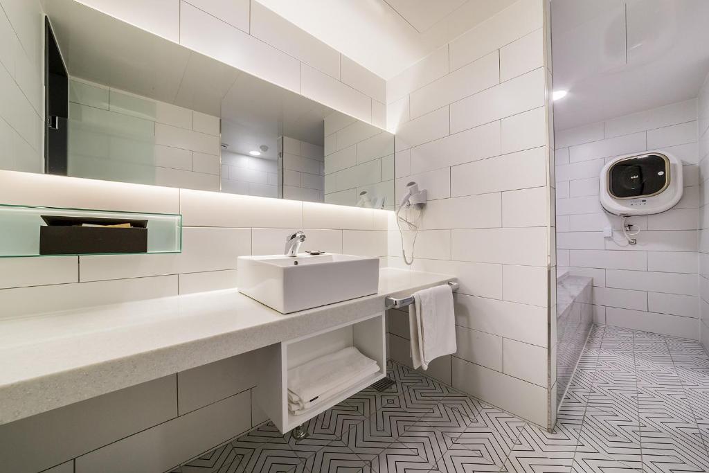 Koupelna v ubytování Pyeongtaek Stay Tourist Hotel