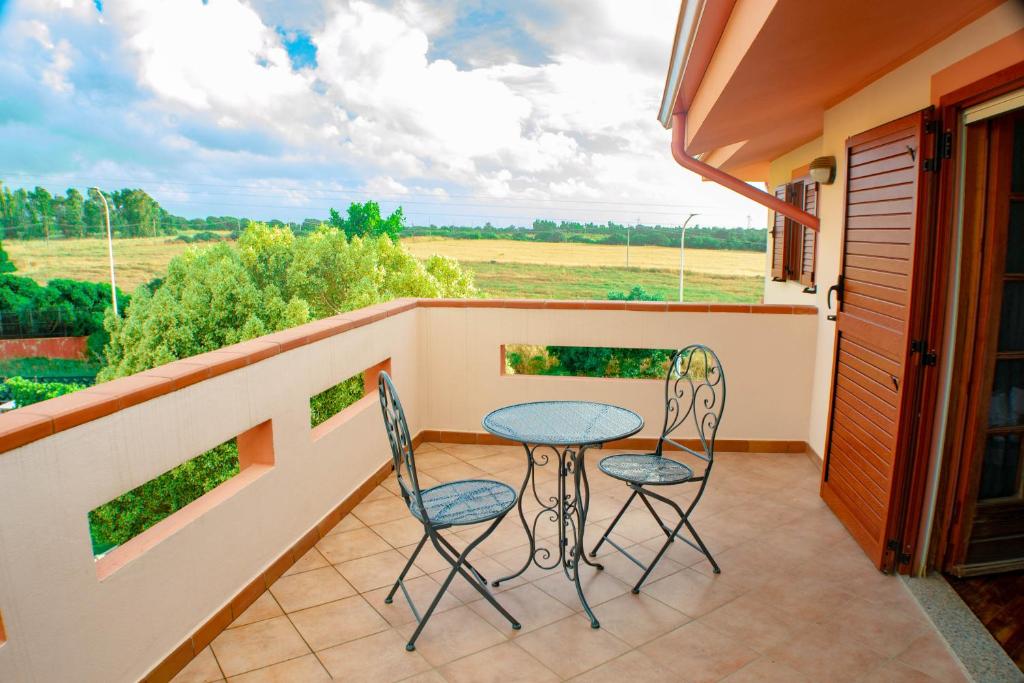 Balkón nebo terasa v ubytování Asherat B&B