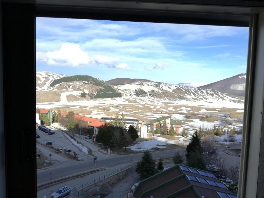 Widok na góry z tego apartamentu