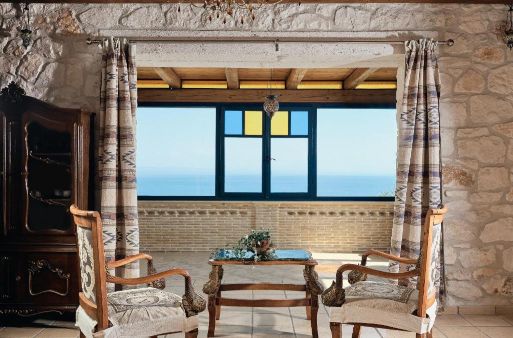 Posezení v ubytování Diamond Suites