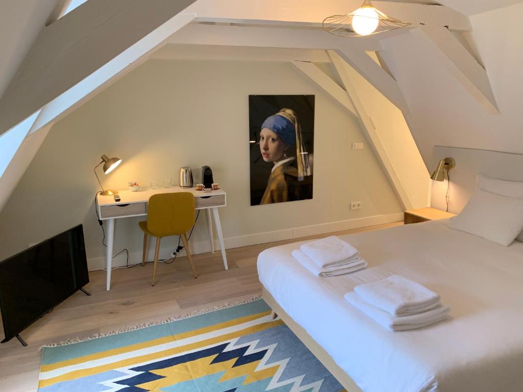 Ein Bett oder Betten in einem Zimmer der Unterkunft Kangaroom