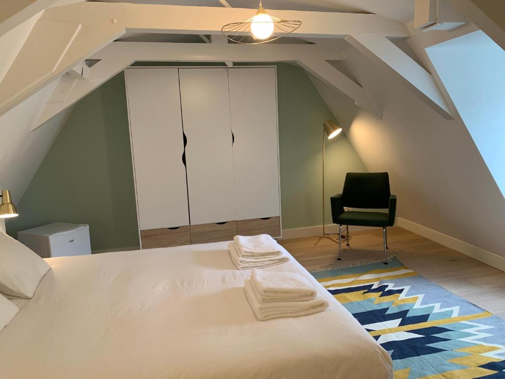 Postel nebo postele na pokoji v ubytování Kangaroom