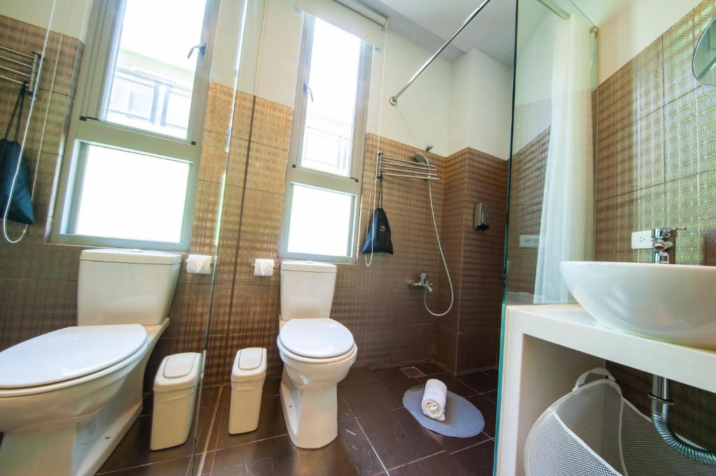 Koupelna v ubytování Hai Pu B&B