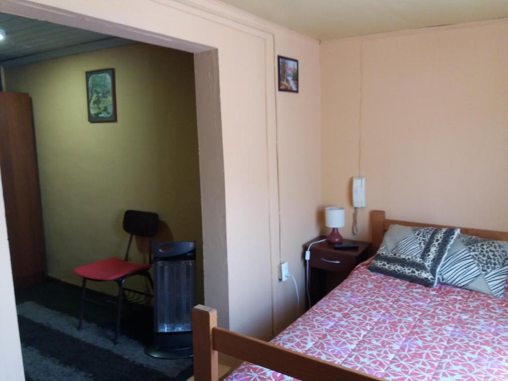Postel nebo postele na pokoji v ubytování Alojamiento Valle Verde
