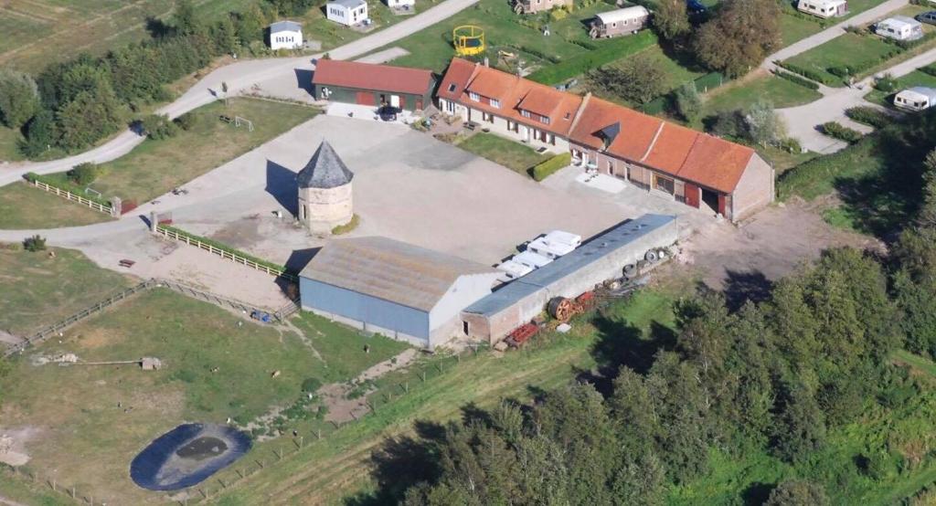 Letecký snímek ubytování Chambres dhotes a la ferme