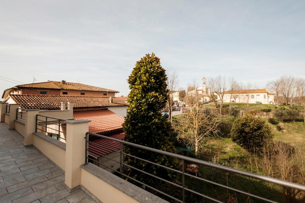 Balkón nebo terasa v ubytování La terrazza del Bimbo