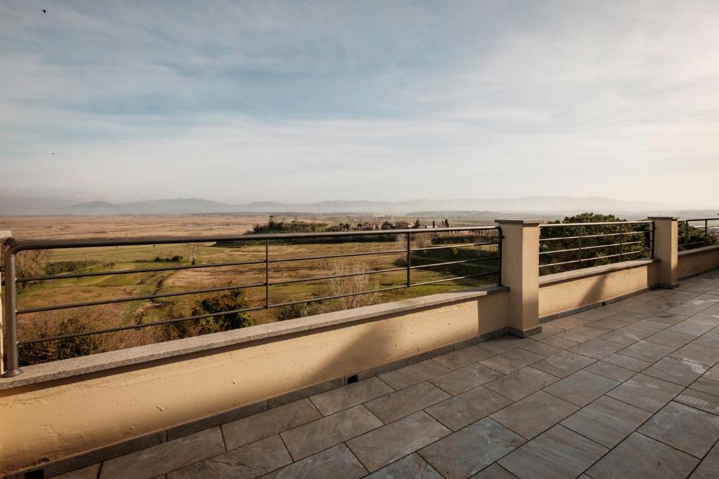 Balkón nebo terasa v ubytování La terrazza del Bimbo