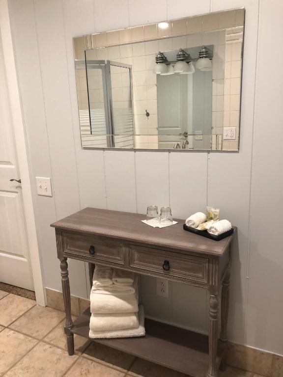 Koupelna v ubytování Hotel Garza