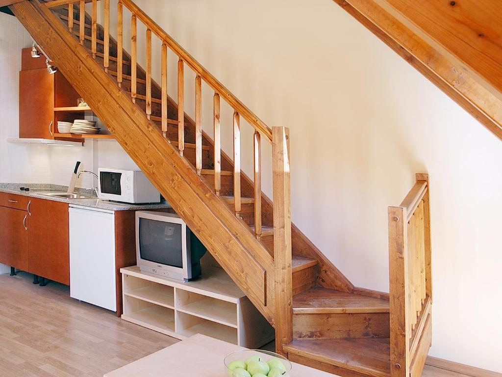 Kuchyňa alebo kuchynka v ubytovaní Aparthotel Nou Vielha