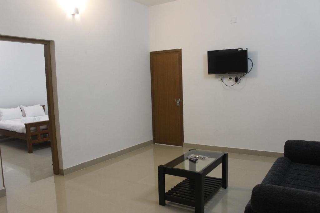 TV a/nebo společenská místnost v ubytování Zavon Holiday Home