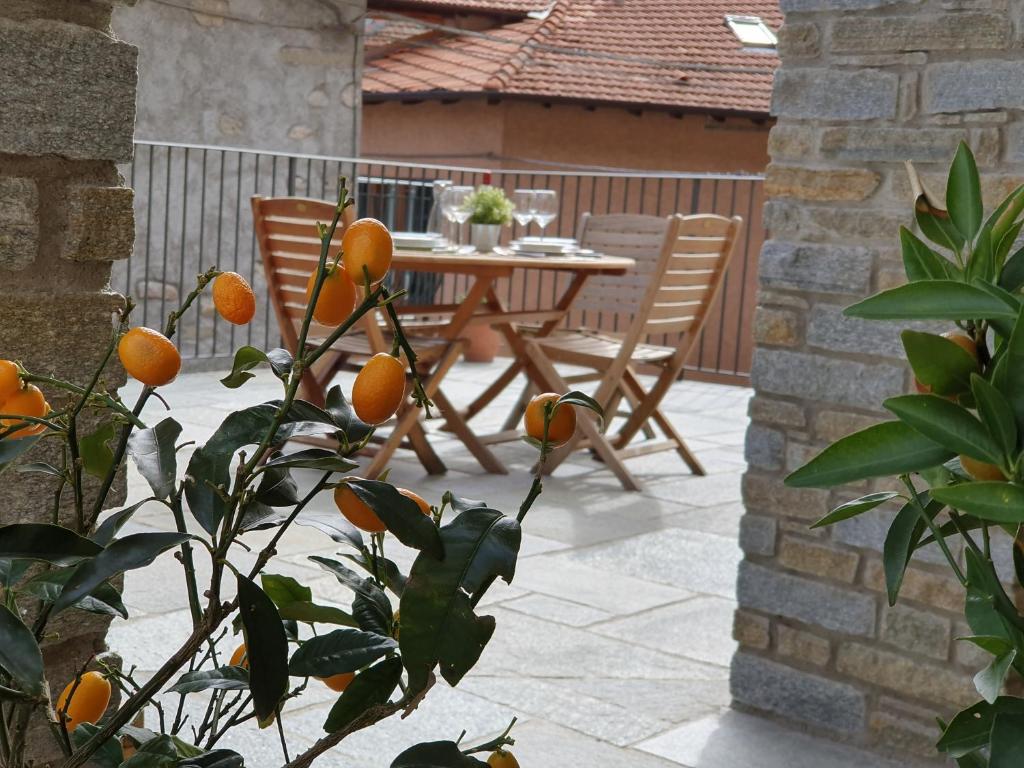 Patio lub wspólna przestrzeń na świeżym powietrzu w obiekcie Il Torchio