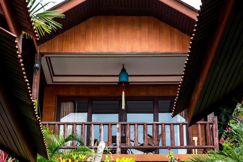 Balkón nebo terasa v ubytování Zama Resort Koh Phangan