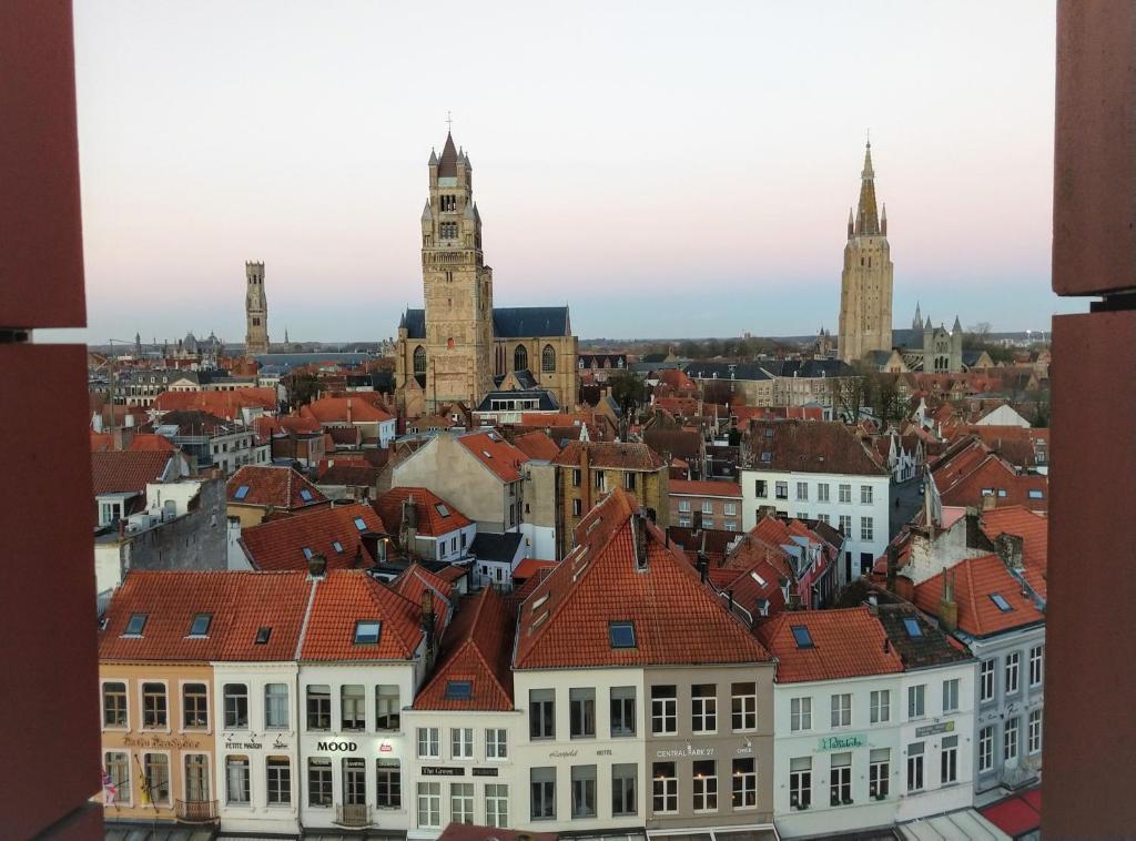 Nespecifikovaný výhled na destinaci Jabbeke nebo výhled na město při pohledu z bed and breakfast