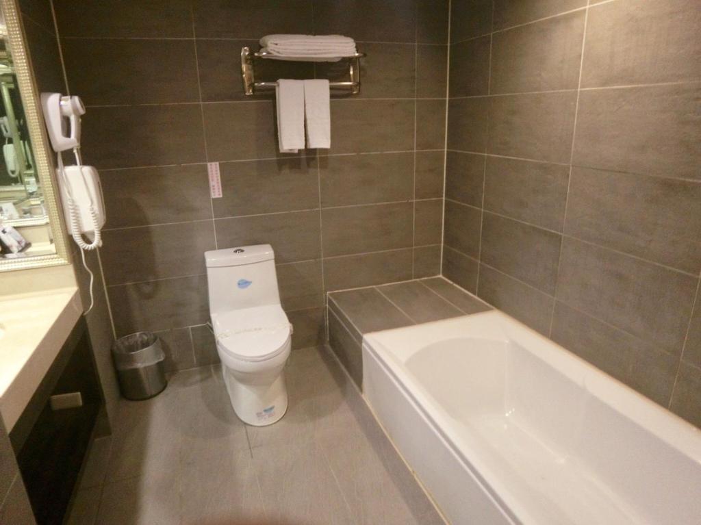 Koupelna v ubytování Discovery Motel - Yonghe