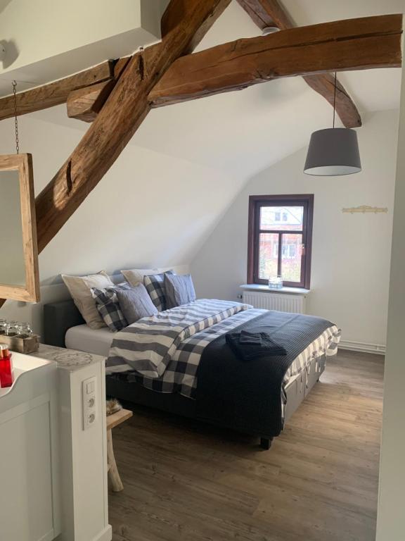 Postel nebo postele na pokoji v ubytování B&B Dageraad